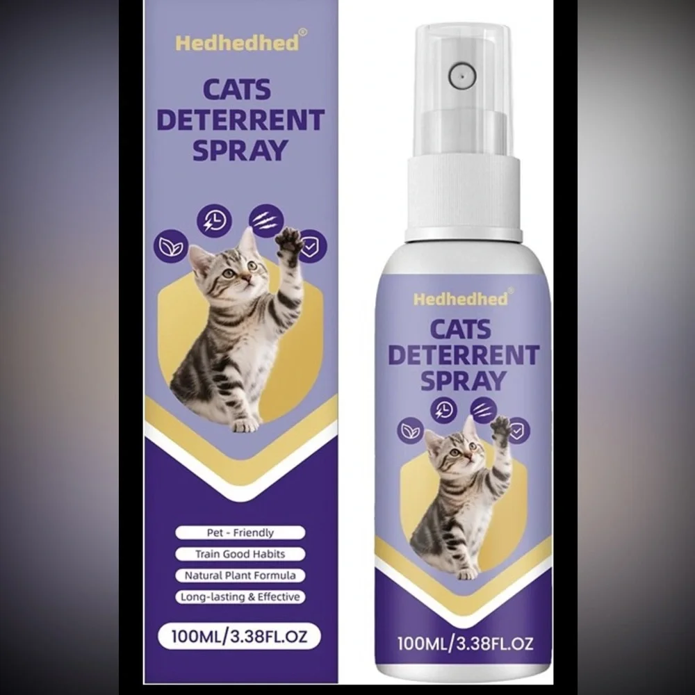 Cat Deterrent Spray - Effective Training Aid with Natural Ingredients